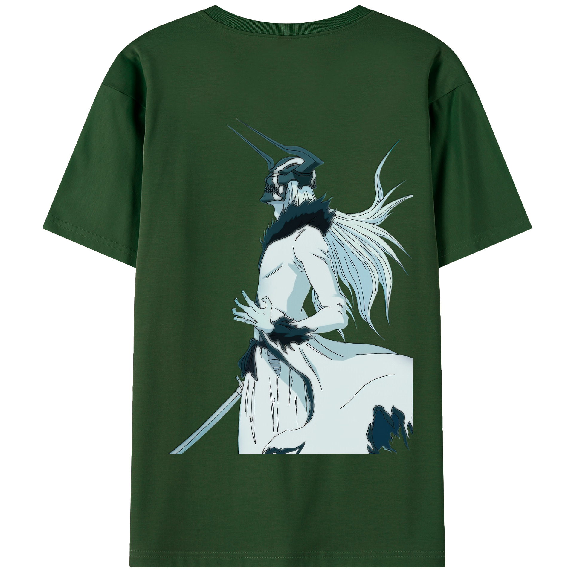 （画像用） ブリーチ 黒崎一護（くろさき いちご）BLEACH Kurosaki Ichigo 綿100％半袖Tシャツ（背面プリント）